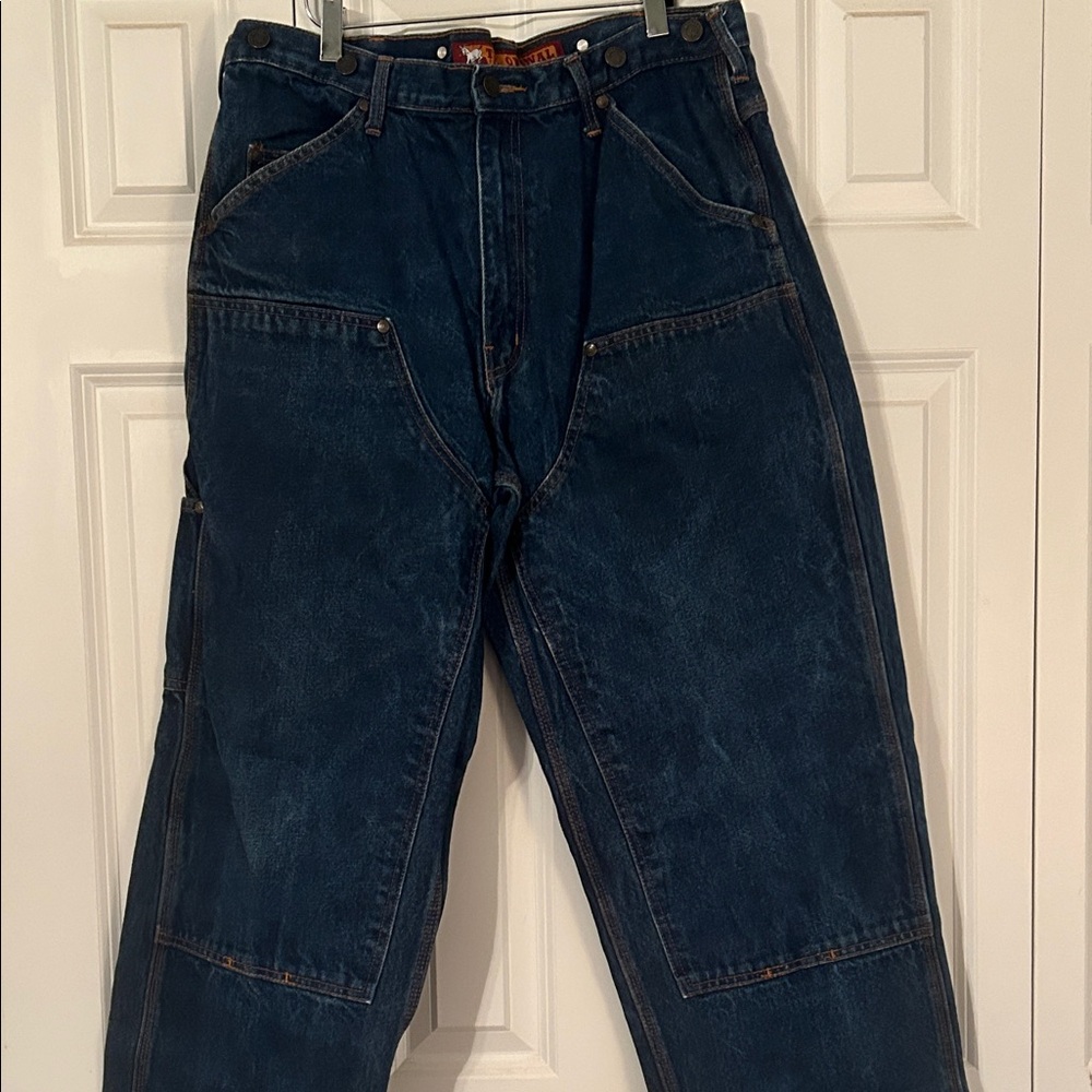 Classic Dark Blue Relaxed Fit Jeans